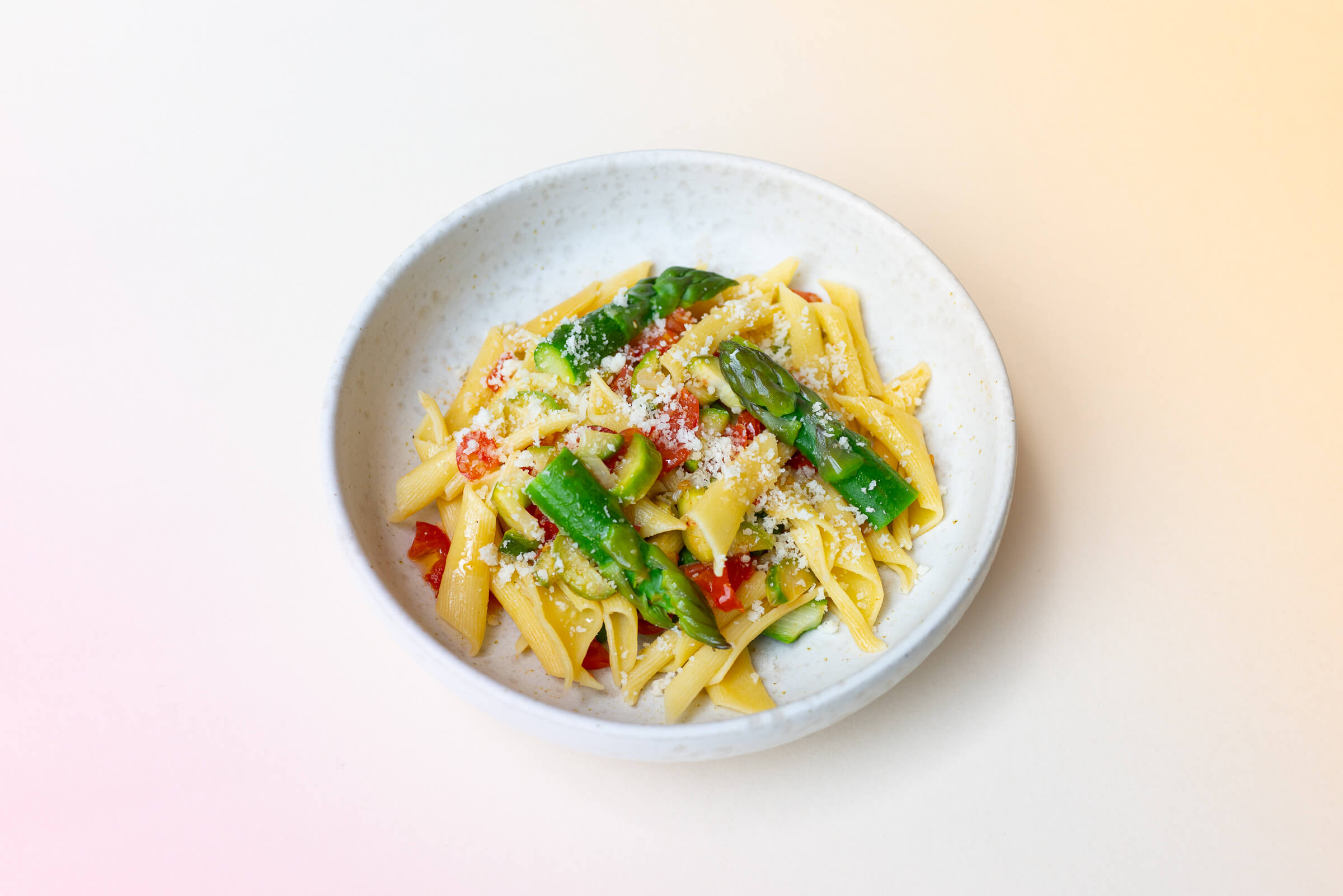 Pasta Spargel Tomaten