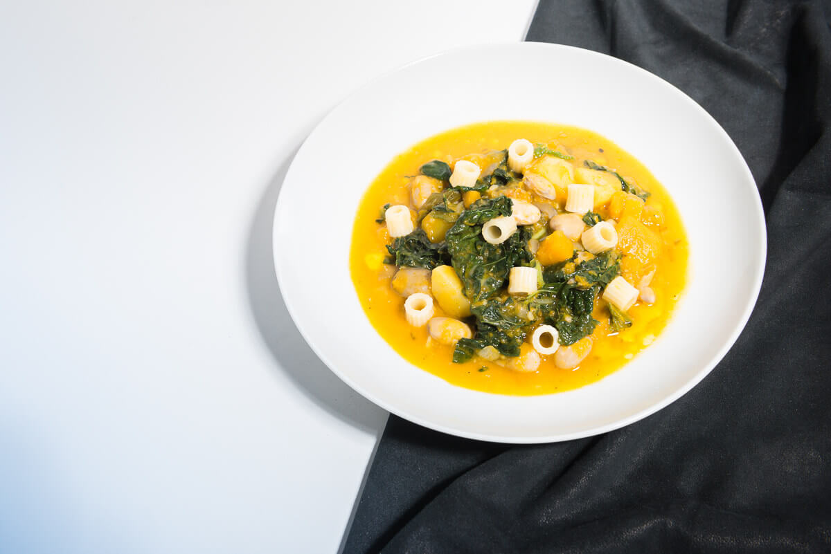 Kürbis Schwarzkohl Salbei